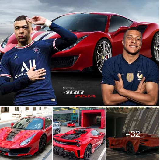 Kylian Mbappe Shows off New £400,000 Ferrari Despite Not Having a Driver’s License